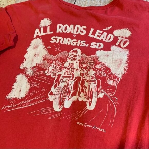 Trendy Vintage Sturgis Graphic Motorcycle Tee - Picture 5 of 14